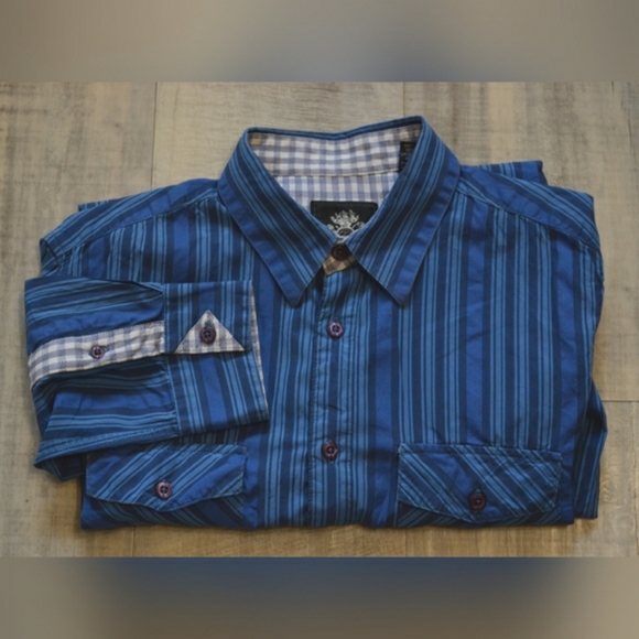 Striped Men's Button Down - Picture 2 of 7
